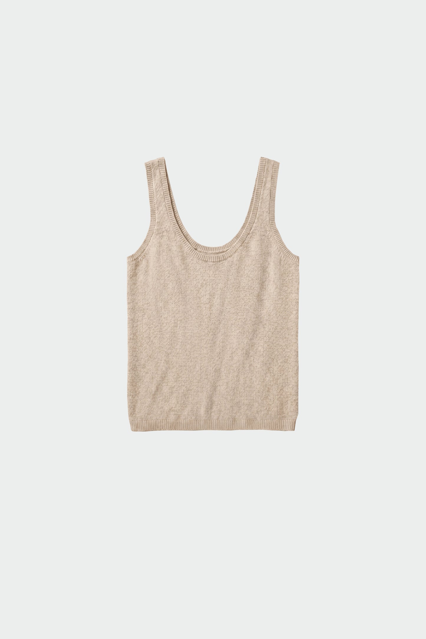 MERINO WOOL SCOOP-NECK TOP