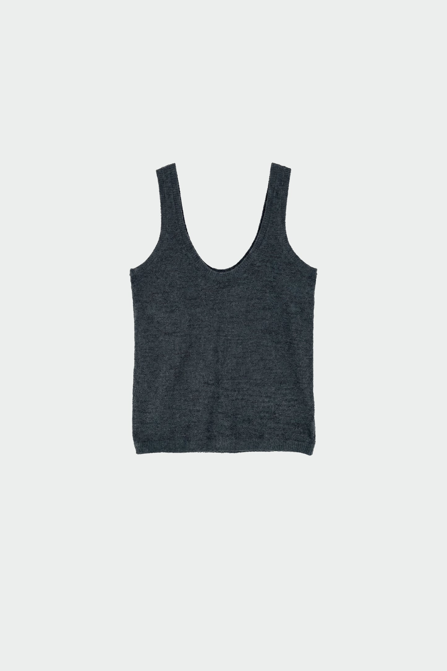 MERINO WOOL SCOOP-NECK TOP