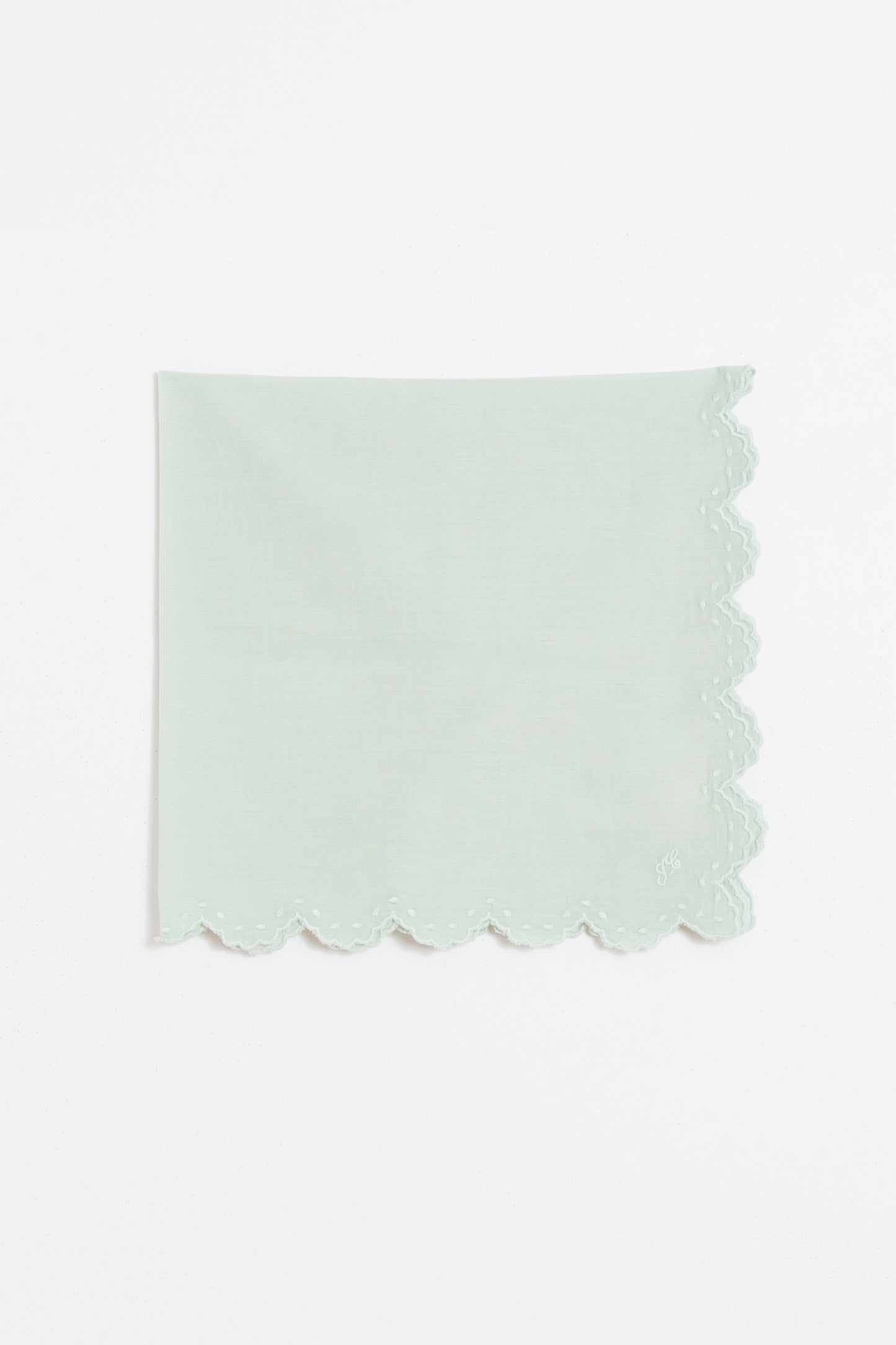 EMBROIDERED VOILE HANDKERCHIEF