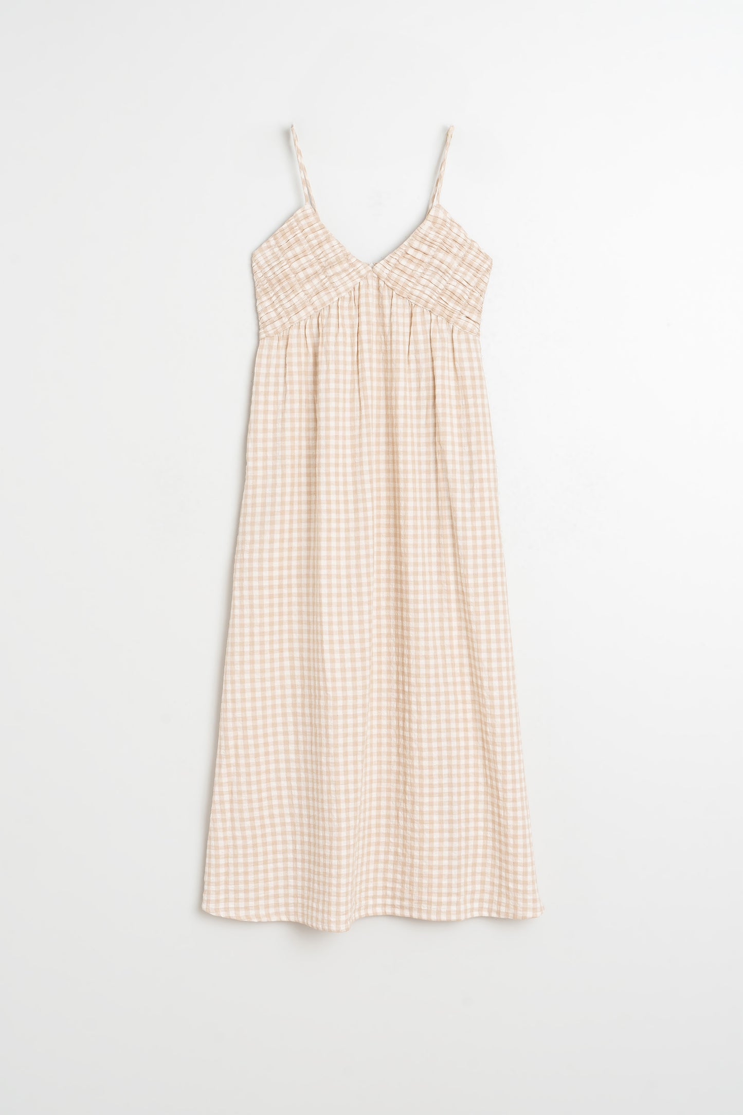 VESTIDO VICHY TIRANTE