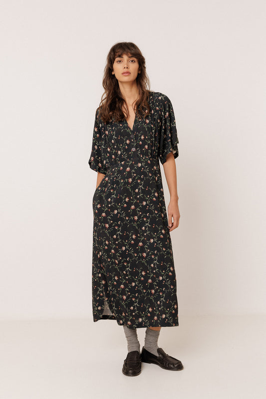 VESTIDO LARGO ESTAMPADO FLORAL 4