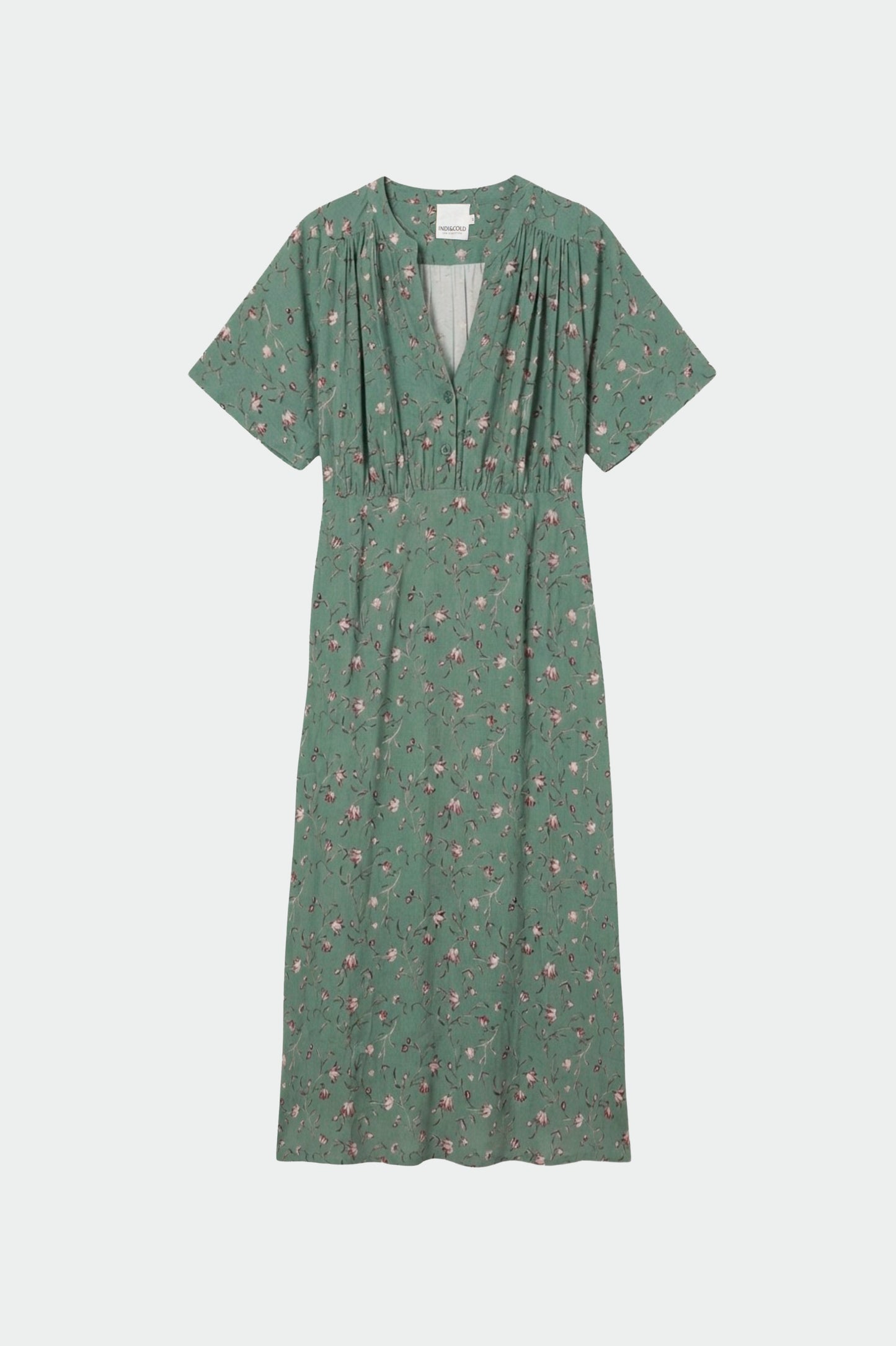 VESTIDO LARGO ESTAMPADO FLORAL