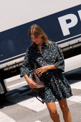 VESTIDO CAMISERO ESTAMPADO FLORAL