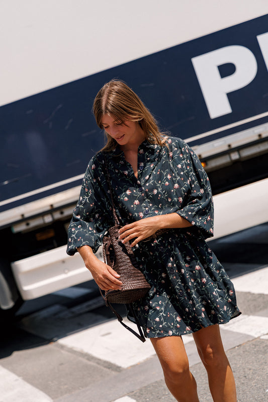 VESTIDO CAMISERO ESTAMPADO FLORAL 3