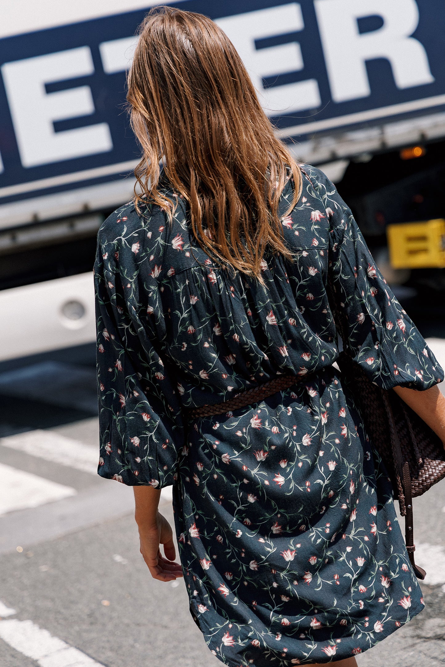 VESTIDO CAMISERO ESTAMPADO FLORAL