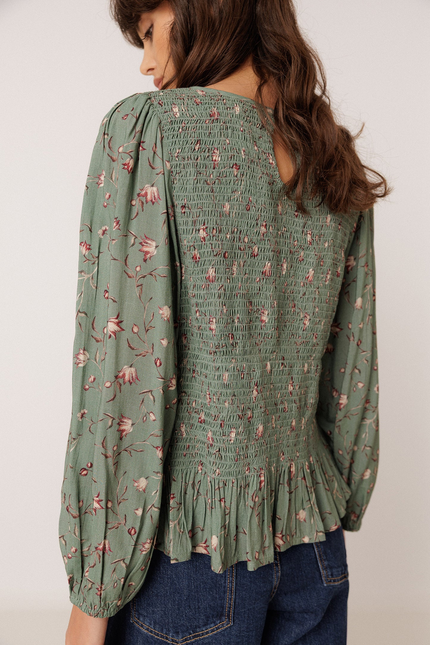 BLUSA SMOCK ESTAMPADO FLORAL