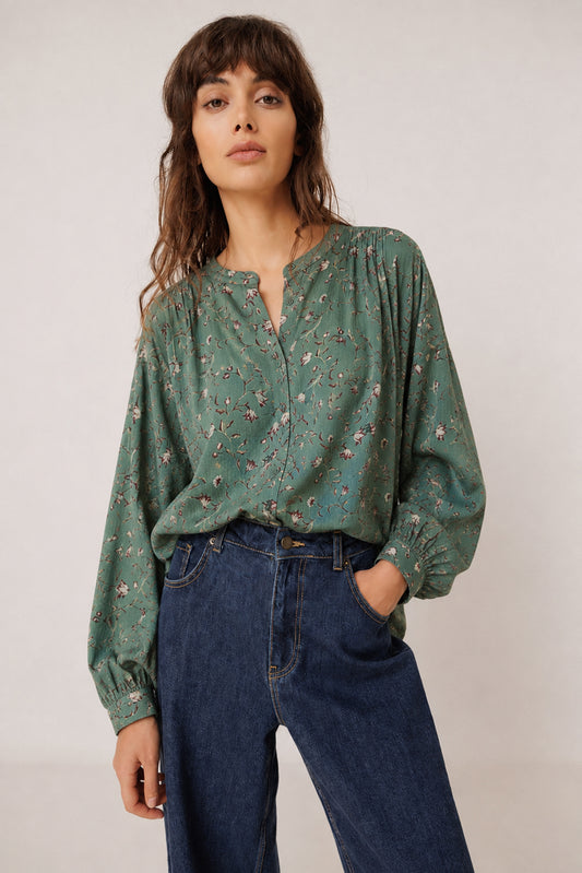 FLORAL PRINT SHIRT 1