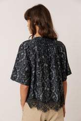 BLUSA CROP VINTAGE