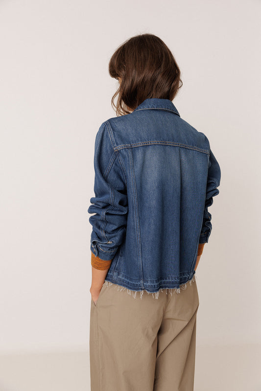 DENIM JACKET WITH LYOCELL 4