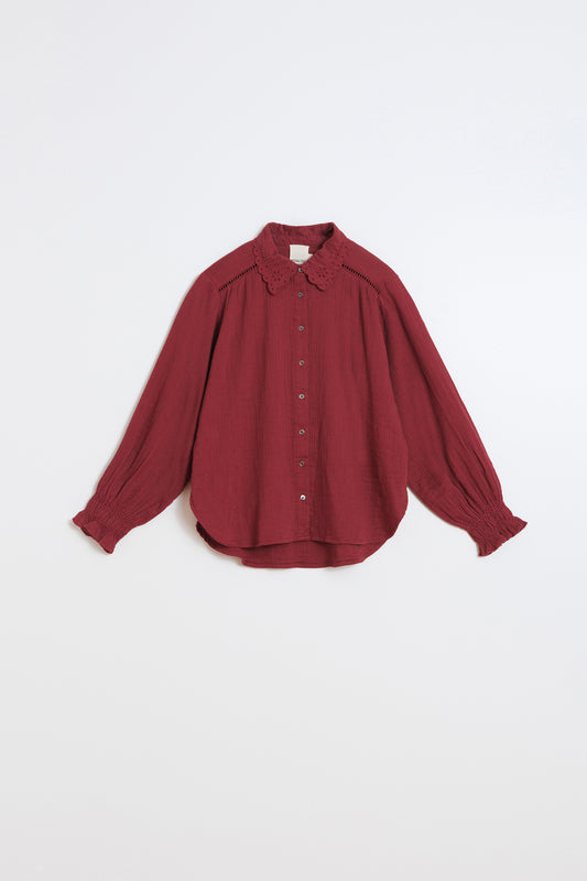 CAMISA ROMÁNTICA DOBLE GASA 6