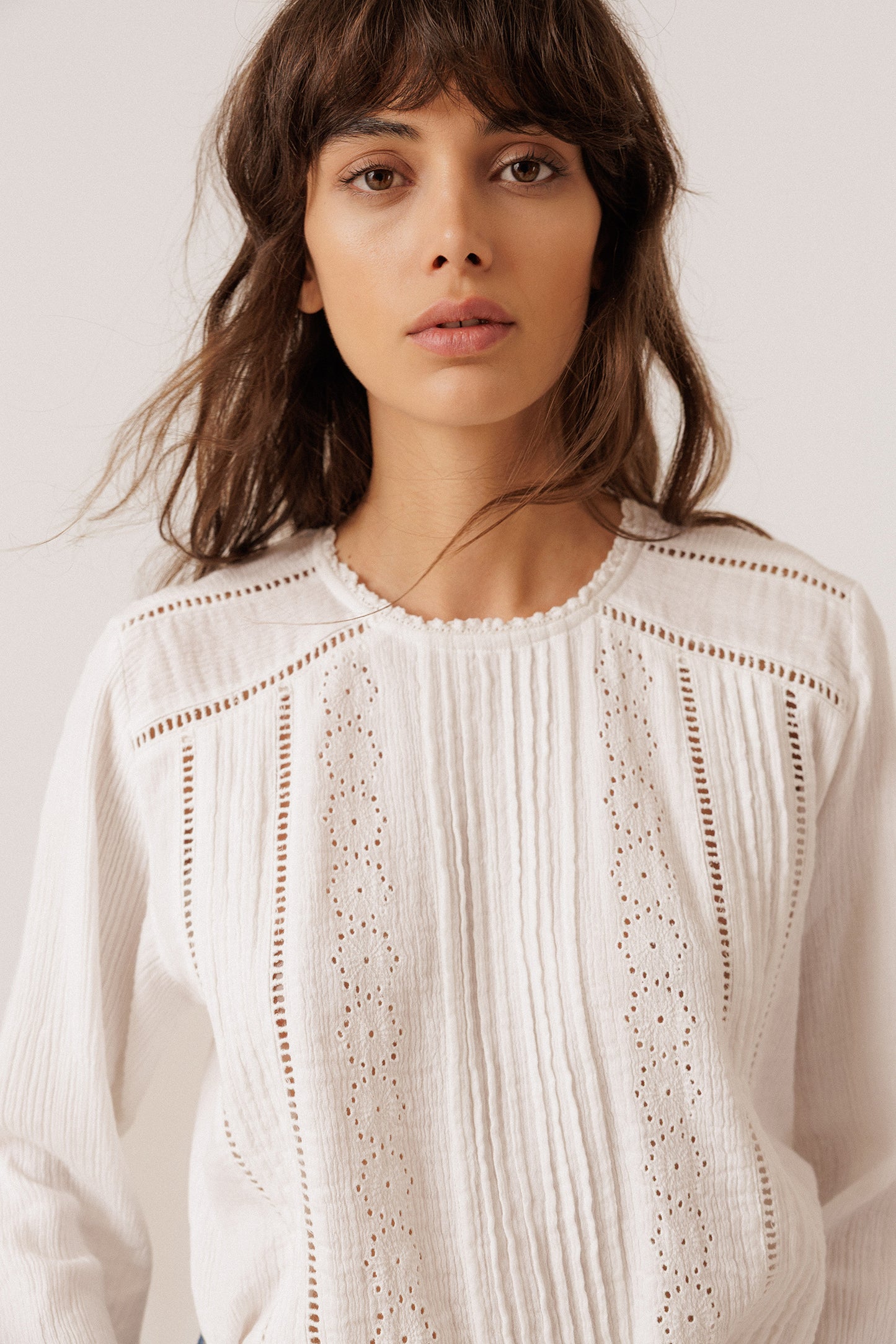 BLOUSE ROMANTIQUE DOUBLE GAZE