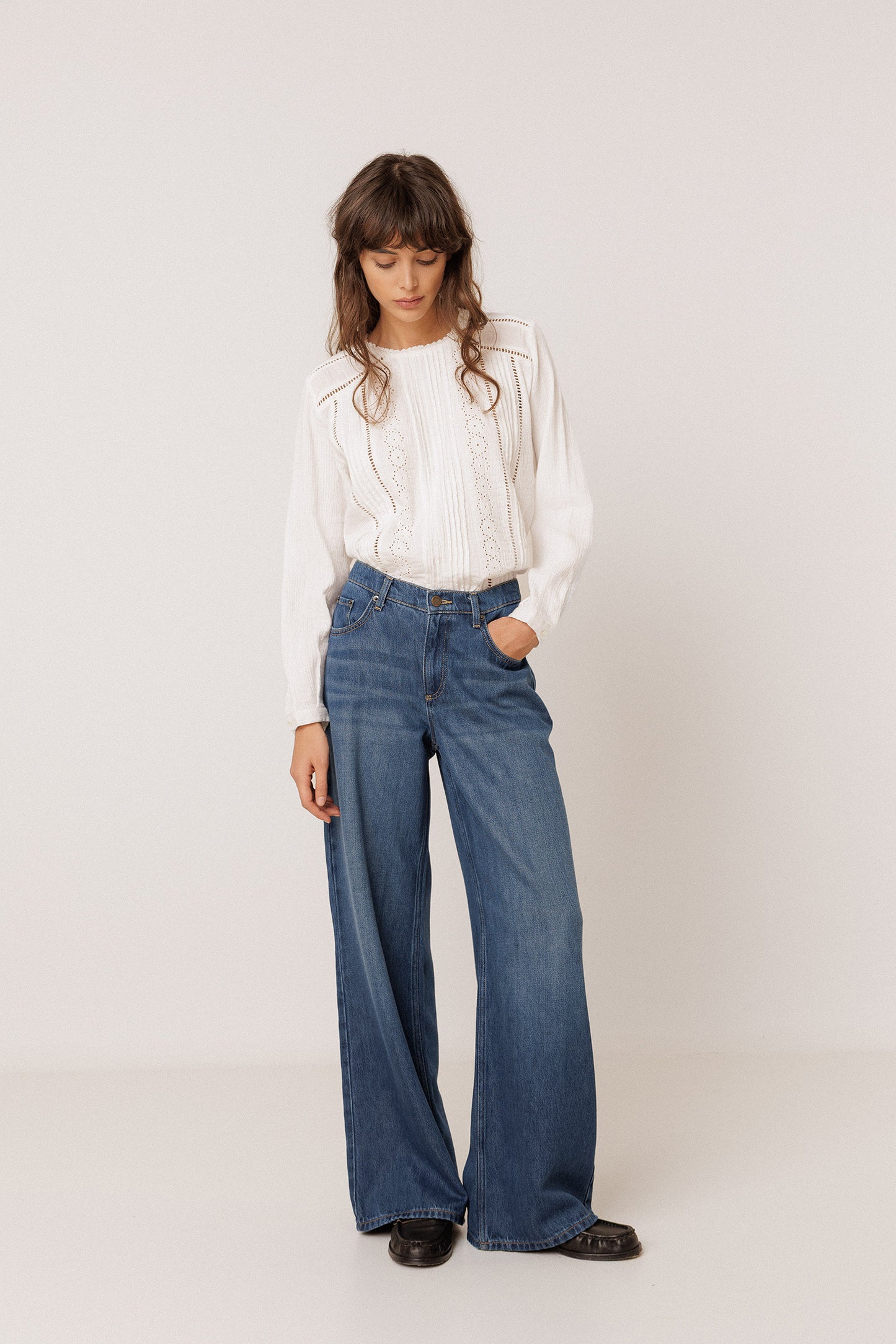 BLOUSE ROMANTIQUE DOUBLE GAZE