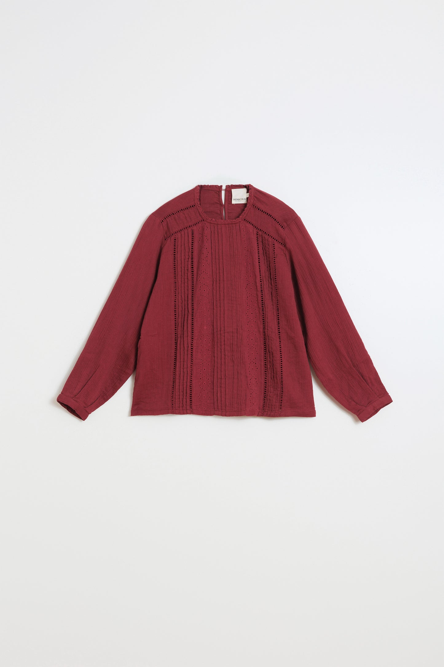BLUSA ROMÁNTICA DOBLE GASA