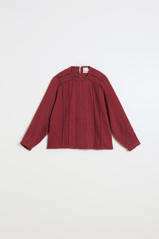 BLUSA ROMÁNTICA DOBLE GASA 4