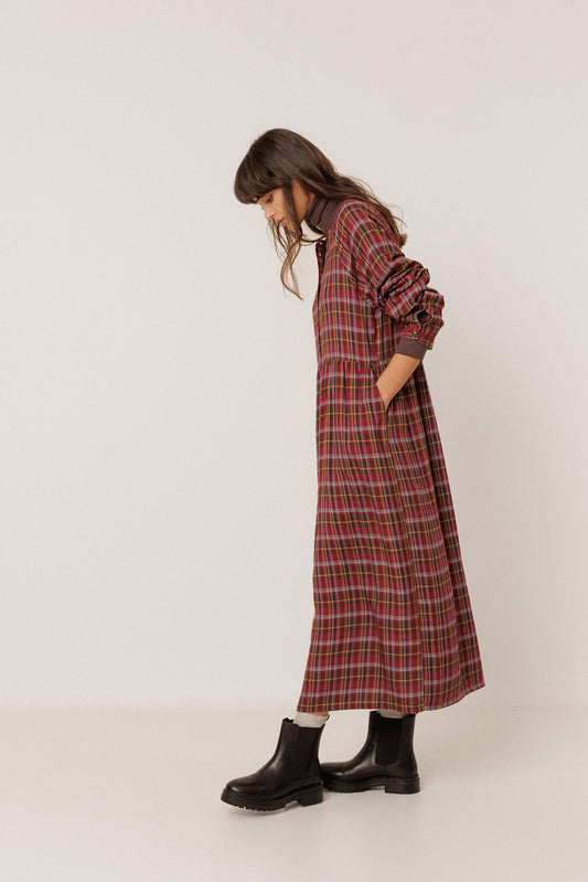 MULTICOLOR CHECKERED DRESS 3