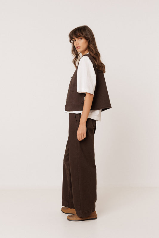 COTTON TWILL VEST 2