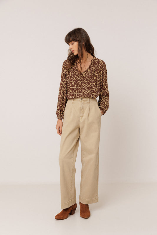 WIDE-LEG COTTON PANTS 3