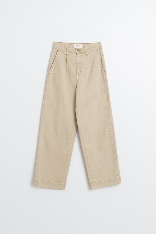 WIDE-LEG COTTON PANTS 4