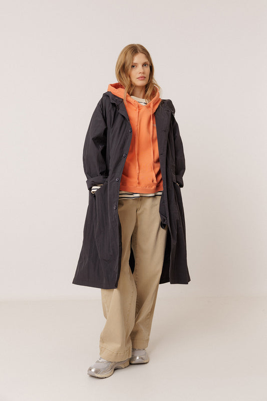 SHORT-SLEEVE HOODED SWEATSHIRT 4