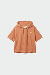 SUDADERA CON CAPUCHA MANGA CORTA