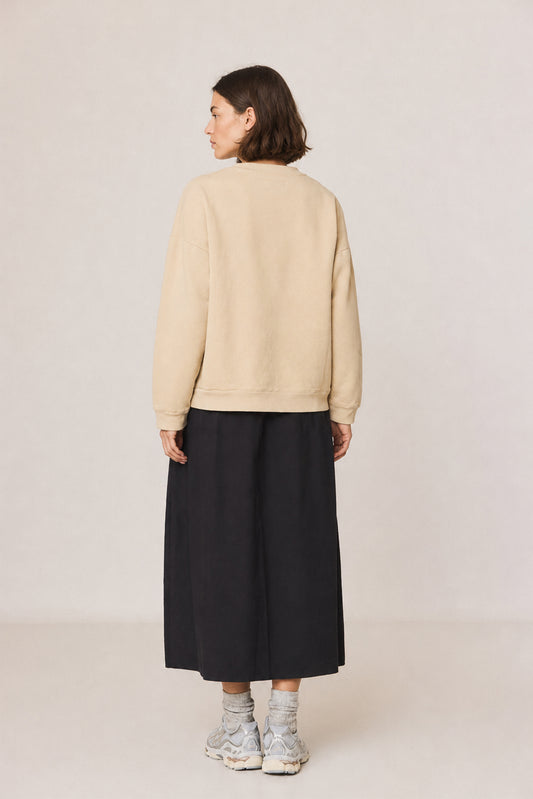 BASIC PLEATED SWEATSHIRT 3