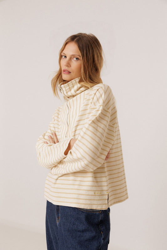 TERRYCLOTH SAILOR SWEATSHIRT 1