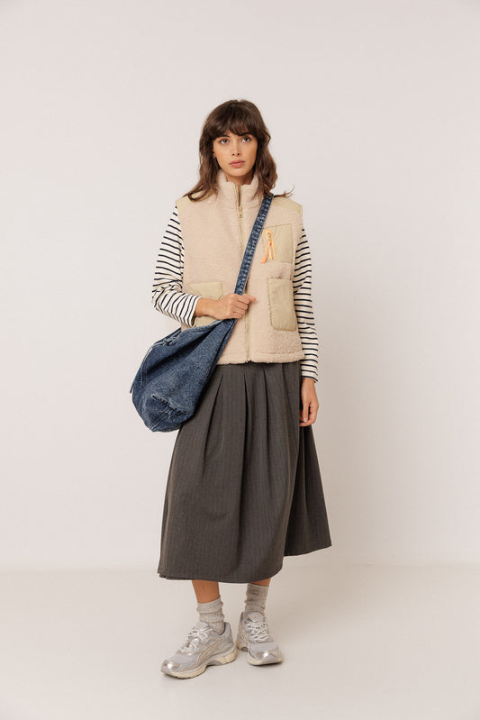 STRIPED TERRYCLOTH SWEATSHIRT 5