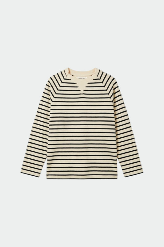 STRIPED TERRYCLOTH SWEATSHIRT 6