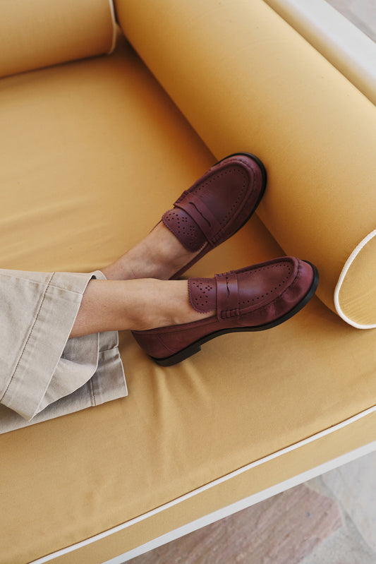 PERFORATED LEATHER LOAFERS 1