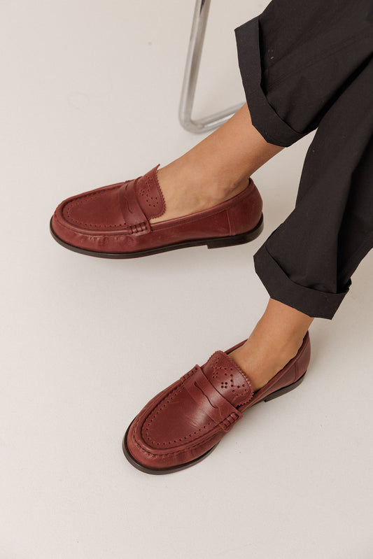 PERFORATED LEATHER LOAFERS 3