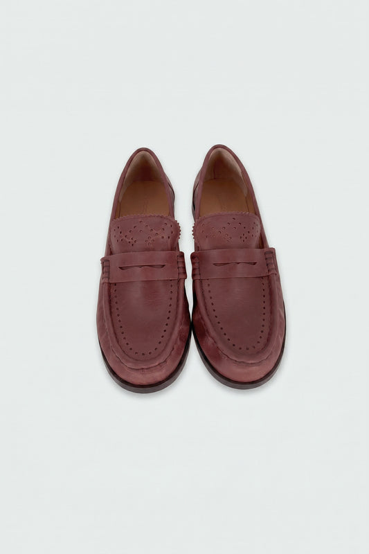 PERFORATED LEATHER LOAFERS 4