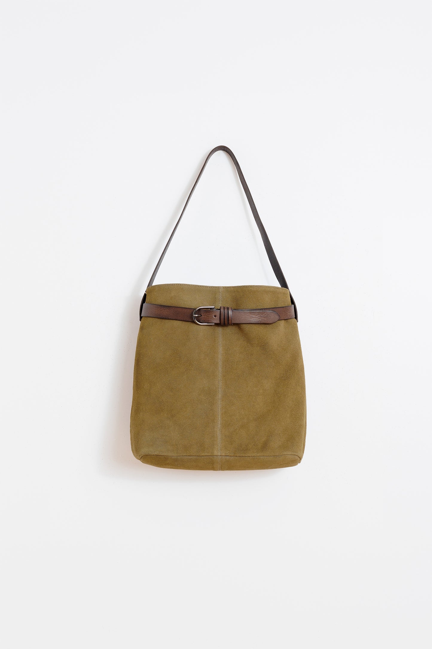 MEDIUM SPLIT-SUEDE BAG