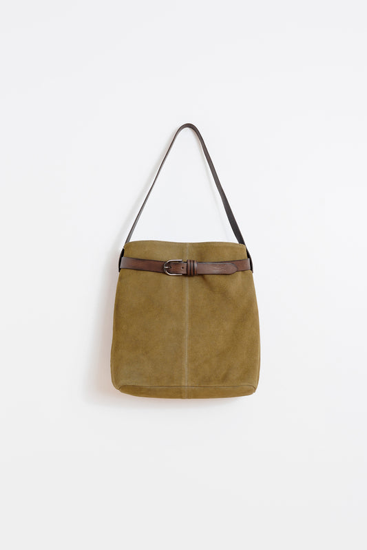 MEDIUM SPLIT-SUEDE BAG 3