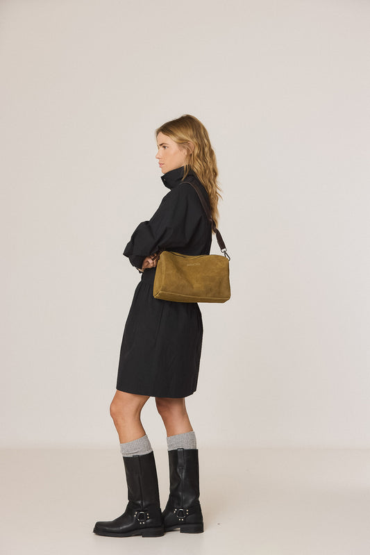 SPLIT-SUEDE SHOULDER BAG 2
