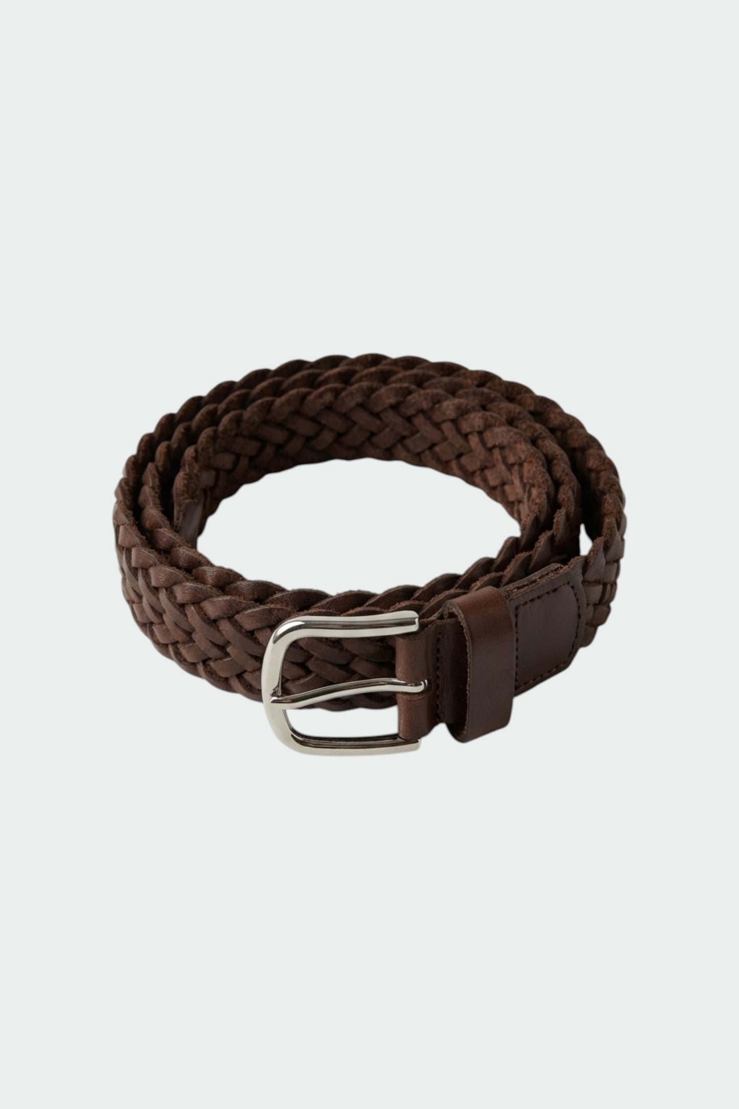 BRAIDED LEATHER BELT