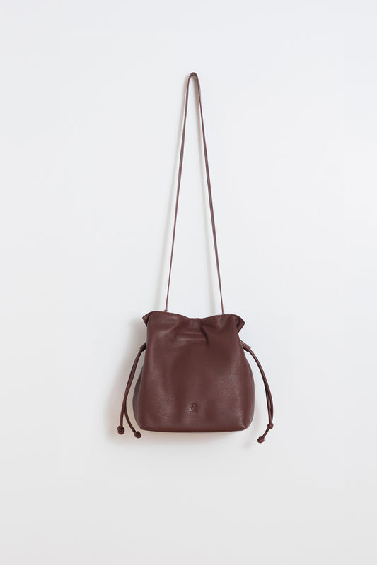 RUCHED-LEATHER SLING BAG 3