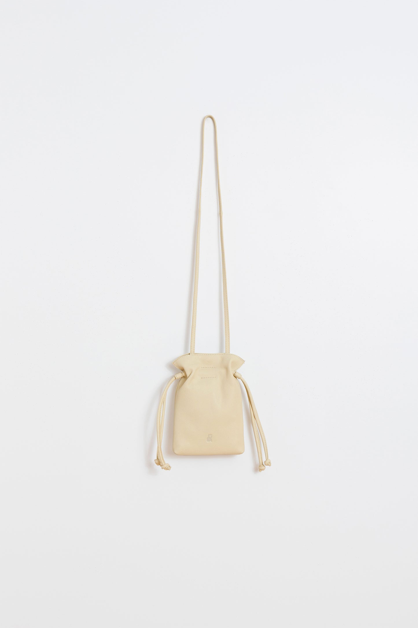 MINI RUCHED-LEATHER BAG