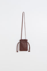 MINI BOLSO PIEL FRUNCIDA