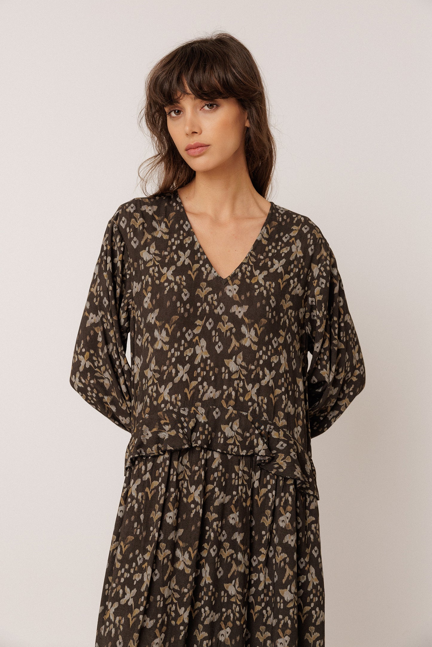 MAXI-VOLUME BOHO DRESS