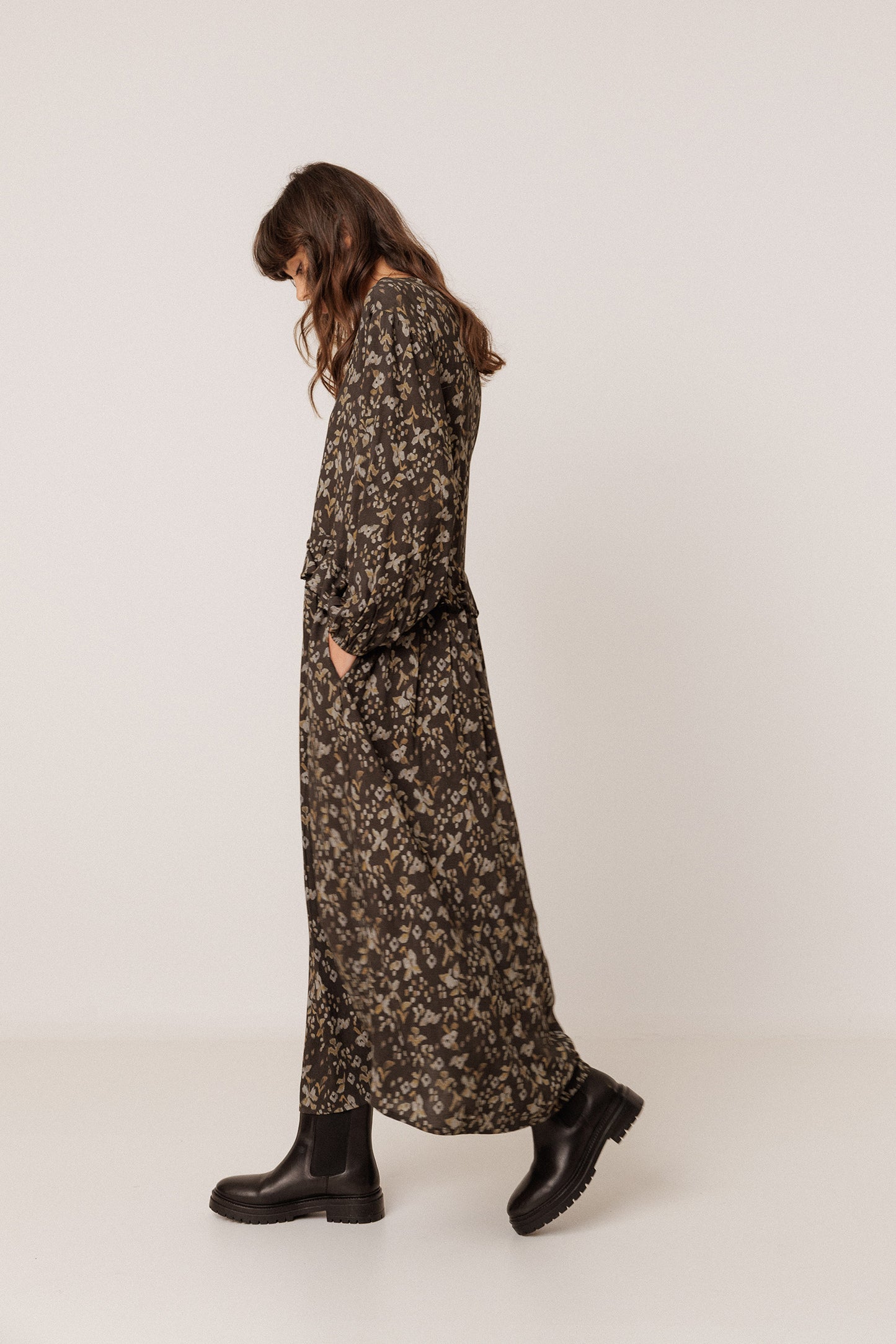 MAXI-VOLUME BOHO DRESS
