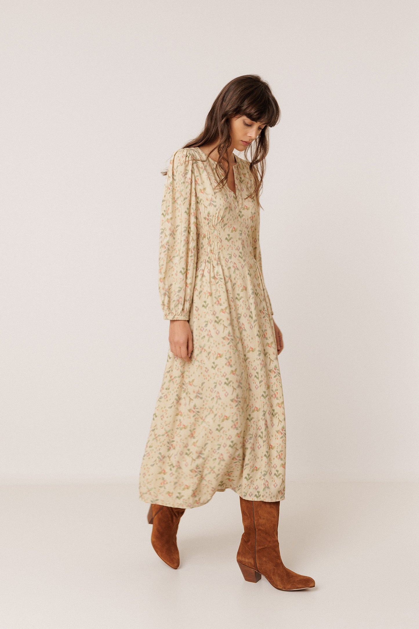 BOHO-PRINT DRESS