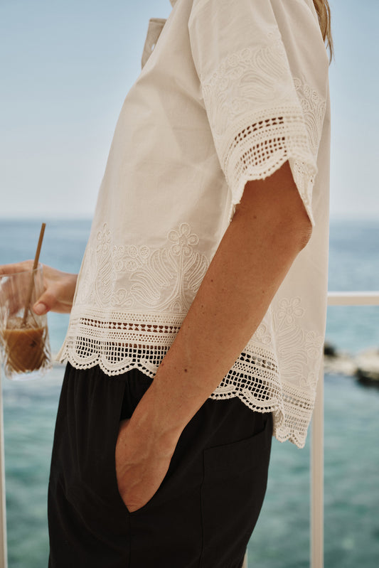 EMBROIDERED POPLIN SHIRT 4