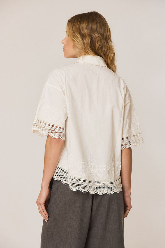 EMBROIDERED POPLIN SHIRT 5