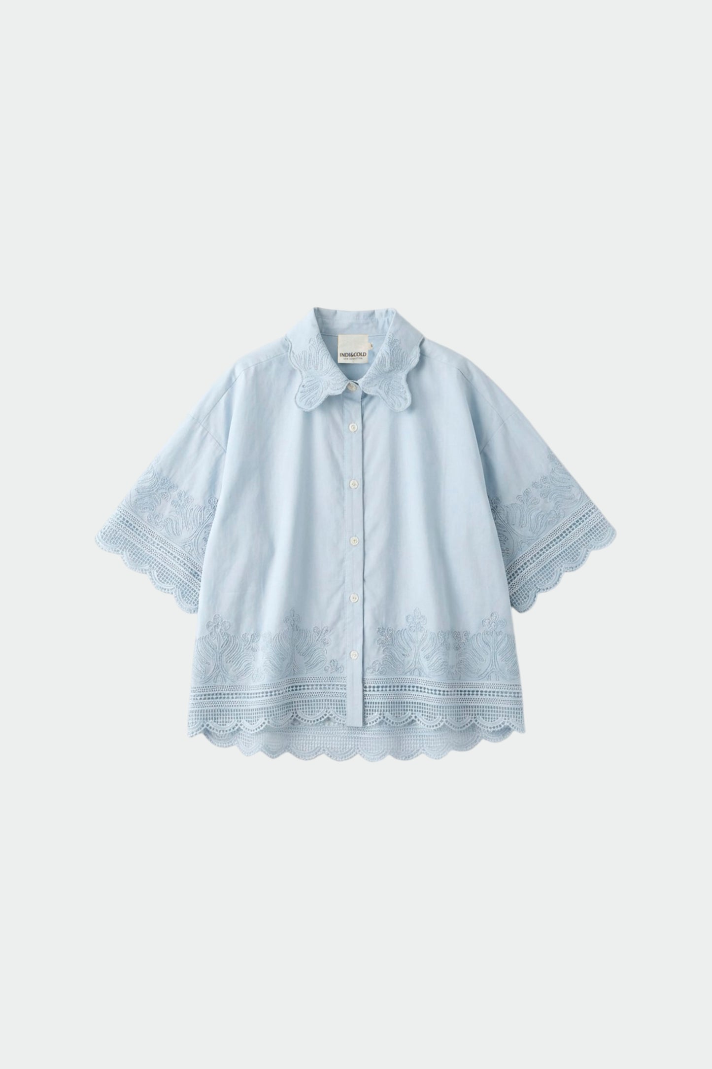 CHEMISE POPELINE BRODÉE
