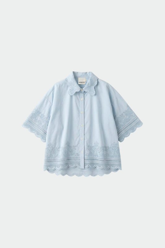 CHEMISE POPELINE BRODÉE 7
