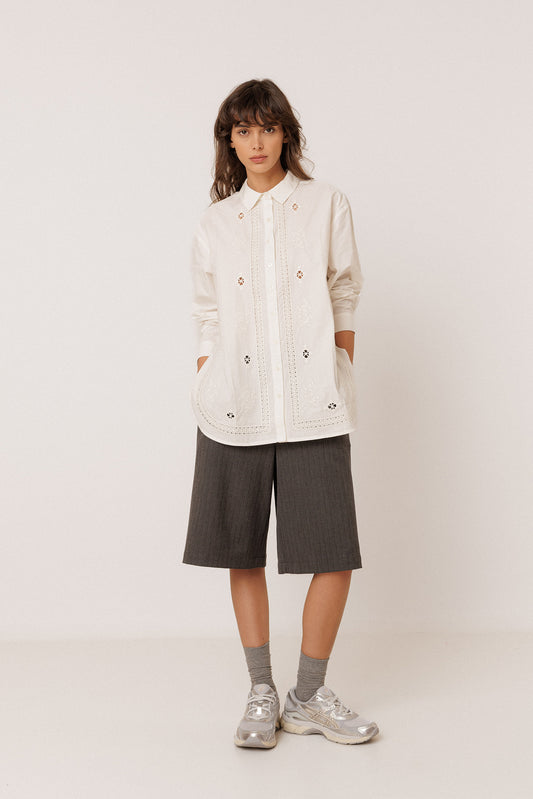 MAXI CHEMISE POPELINE BRODÉE 4
