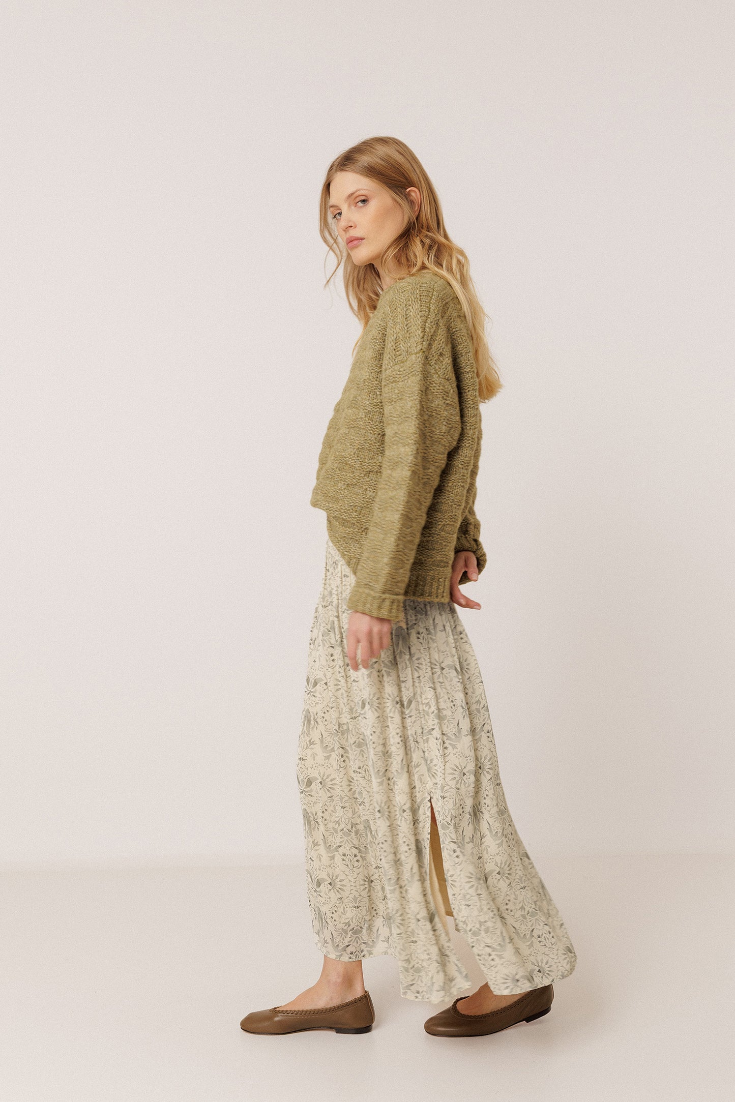 ART DECO PRINT SKIRT