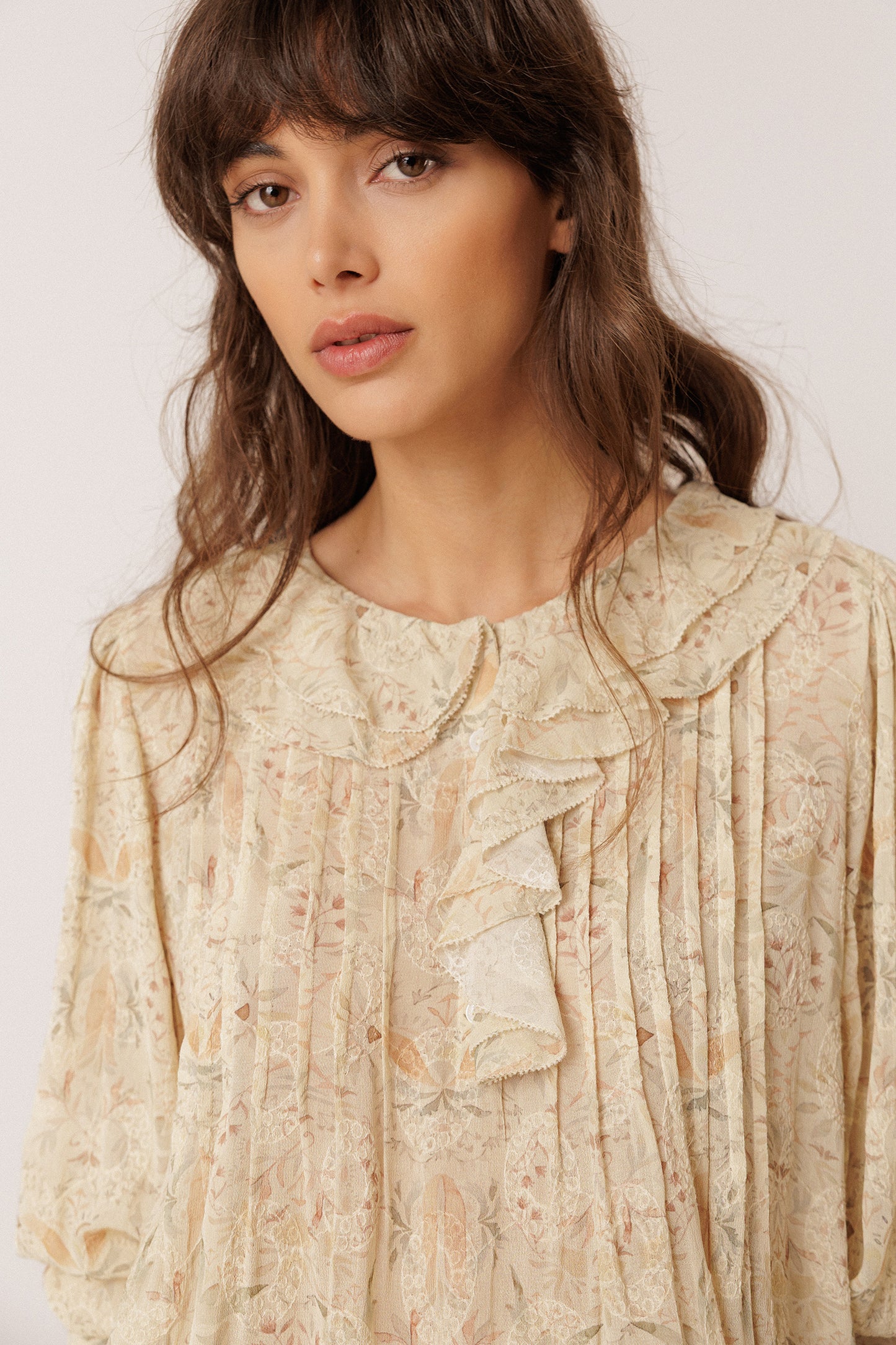 ART DECO PRINT BLOUSE