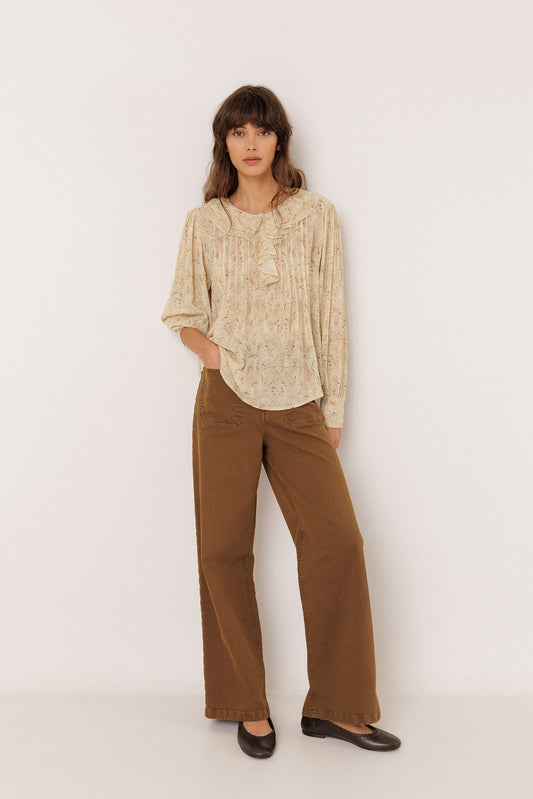ART DECO PRINT BLOUSE 3