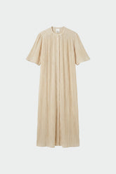 VESTIDO RAYAS DOBLE GASA